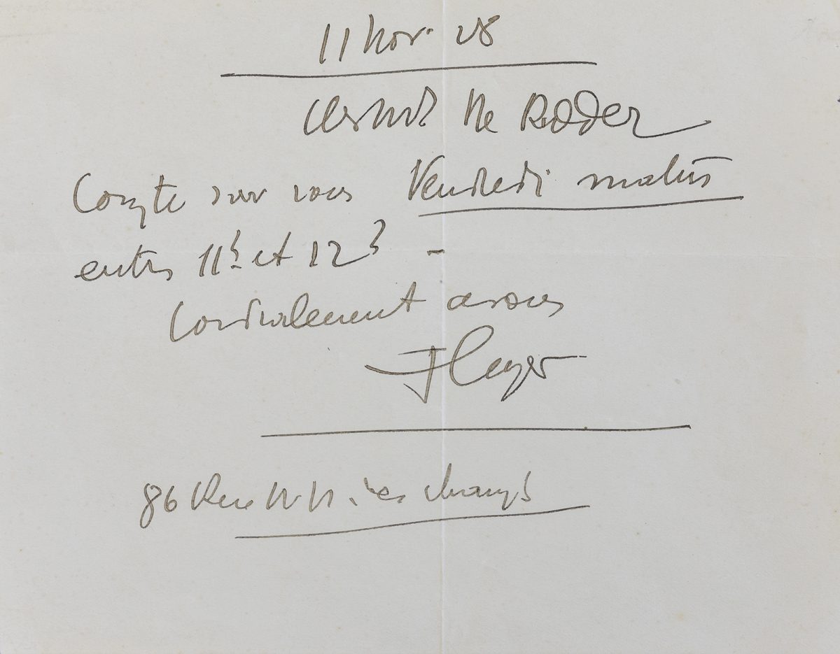 LEGER, Ferdinand (Autograph)