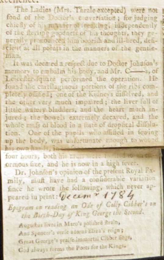 PIOZZI, Hester Lynch SYMONDS RARE BOOKS