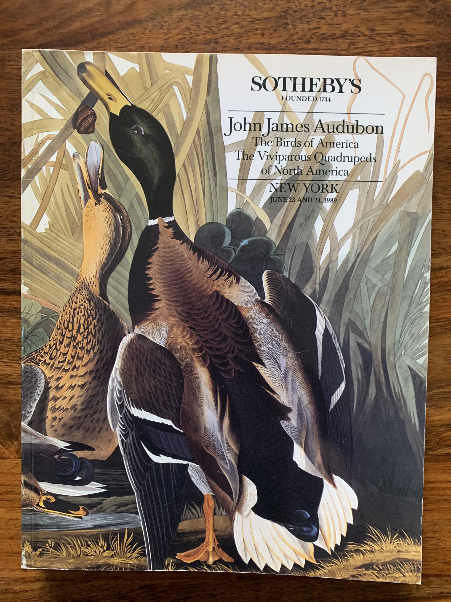 Sotheby’s. John James Audubon. The Birds of America.