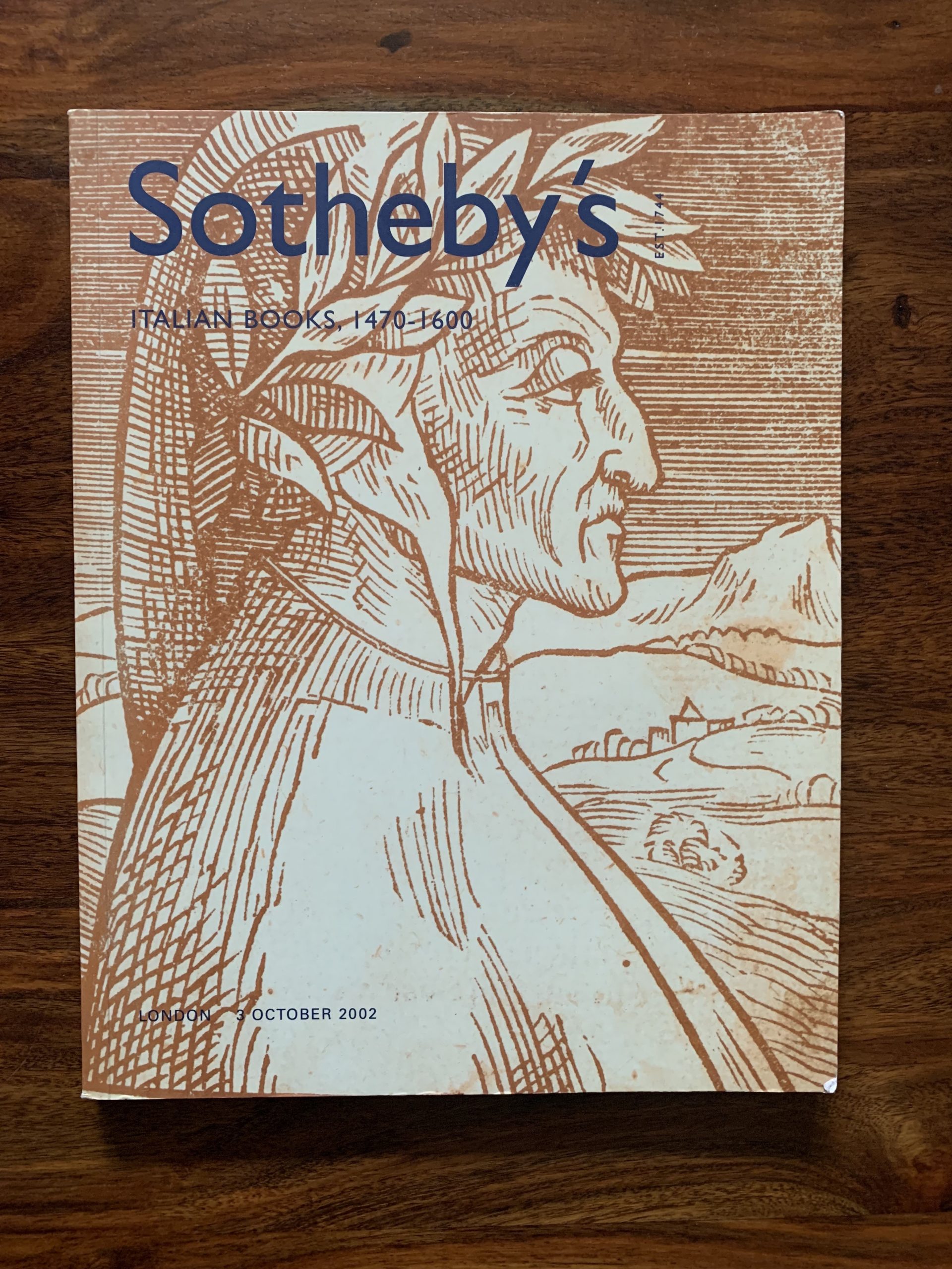 Sotheby’s. Italian books, 1470-1600.