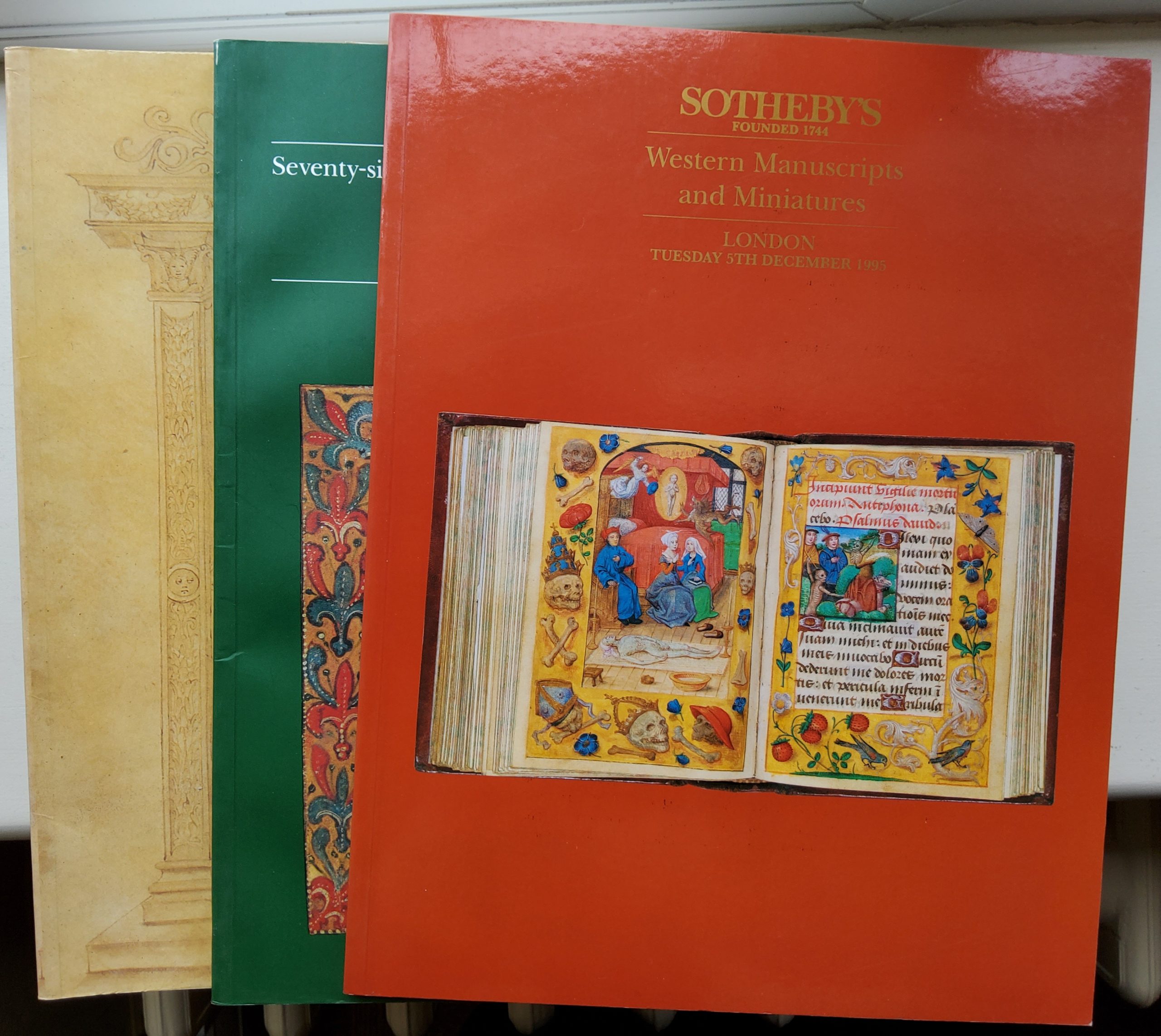 Sotheby’s Catalogues of Western Manuscripts and Miniatures; 10 vols. 1990-1995.