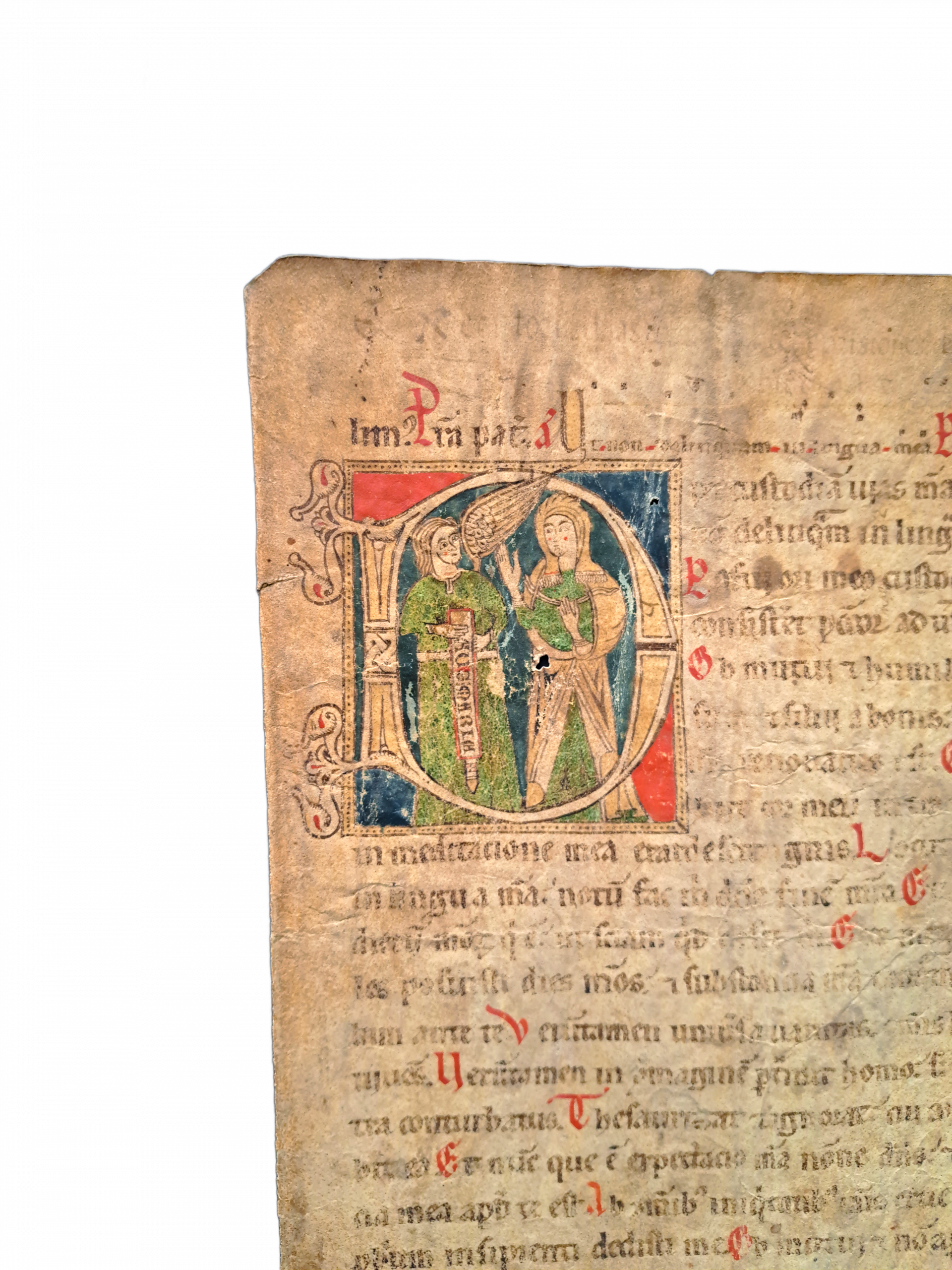 Leaf from a portable Antiphonal