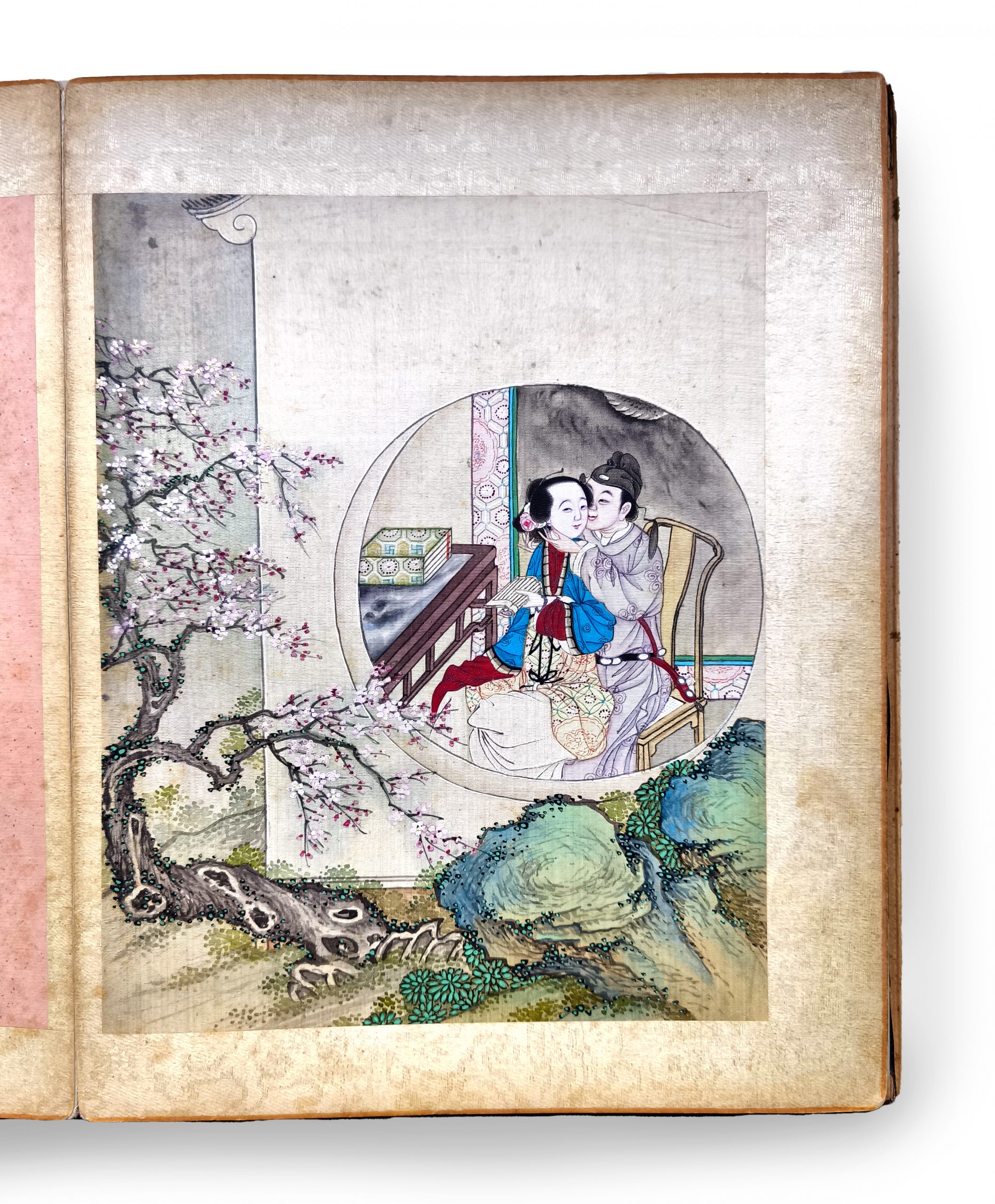Chinese Erotica Painted on Silk